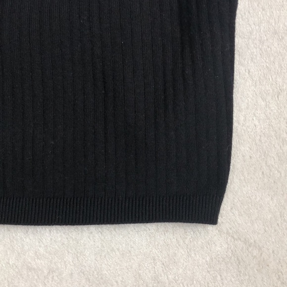 Intimately Free People Black Ribbed Lounge Crop Tank Top - Picture 2 of 4